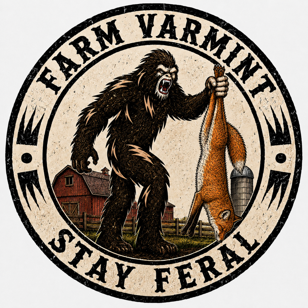 Stay Feral Squatch Sticker