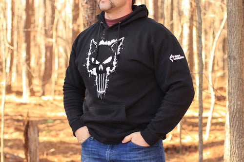 FarmVarmint Yote Skull Hoodie